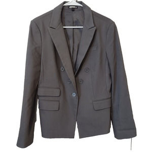 Express Women's Grey Blazer Size 10